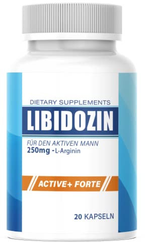 NEU: LIBIDOZIN Kapseln EXTRA STARK – die Sofortwirkung für den Mann mit L-Arginin und Zink – Booster hochdosiert für Männer