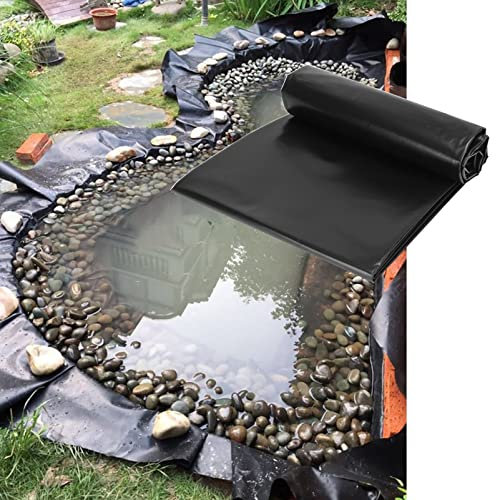 Forros de Estanque,0.4MM Large Fish Pond Liner,HDPE Pond Liner para jardín, Piscina, Membrana Reforzada, Membrana Reforzada paisajismo (Size : 3x5m/118.1x196.8in)