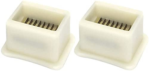 Affettatrice per verdure 2 pezzi portatile in plastica per fagioli Affettatrice per fagioli Taglierina per utensili da cucina Accessorio per la casa