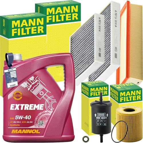 Inspektionspaket + 5W-40 Motoröl passend für C3 207 SW
