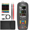 BSIDE O1X Digital Oszilloskop Multimeter TRMS mit Rogowski Spule Anschluss 6000A, Handheld Oszilloskop 10Mhz 48MSa/S Farb-LCD Datenübertragung Wiederaufladbares Stromprüfer Spannungsprüfer