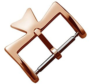 MODBAND Edelstahl-Uhrenverschluss für VC Vacheron Uhrenarmband-Schnallen von Constantin, silberfarben, goldfarben, Roségold, Metall-Stiftverschluss, 16 mm, 18 mm(Rose gold,14mm)