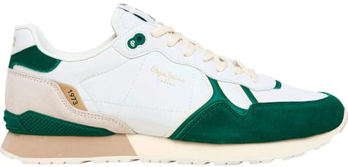 Pepe Jeans Herren Brit M Sneak, Green Ivy Green, 39 EU