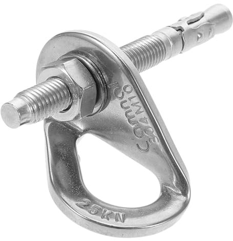 TOKIDNY 1 Pair Hangers Bolts Heavy Duty Clothes Hangers Heavy Duty Clothes Racks Hangers Heavy Duty Clothes Rack Heavy Duty Heavy Duty Garage Hooks D Bracket Stainless Steel Silver