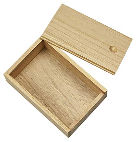 Lerpwige Spielkartenbox Sammelkarte für Koffer Kartenaufbewahrung Dose Karte für Koffer Leere Aufbewahrungsbox aus Holz für Gaming