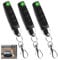 3pcs 433MHz Garage Door Opener Remote, 4 in 1 Remote Control Duplicator Garage Copy Remote Replacement Door Controller Wireless Cloning Key Fob for Electric Gates Alarms Home Automation Roller Shutter