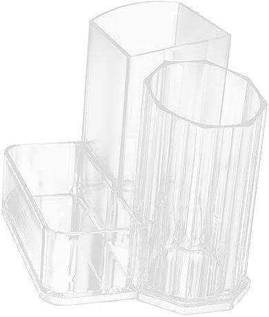 Didiseaon Acrylic Makeup Organizer Manicure Storage Case Desk Tidy for Home Office Living Room