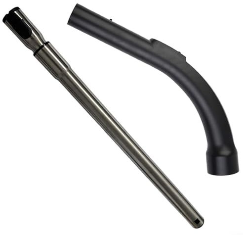 Puupaa Adjustable Extension Rod + Vacuum End Hose Handle Replacement for Miele C1 C2 C3 Vacuum Cleaners