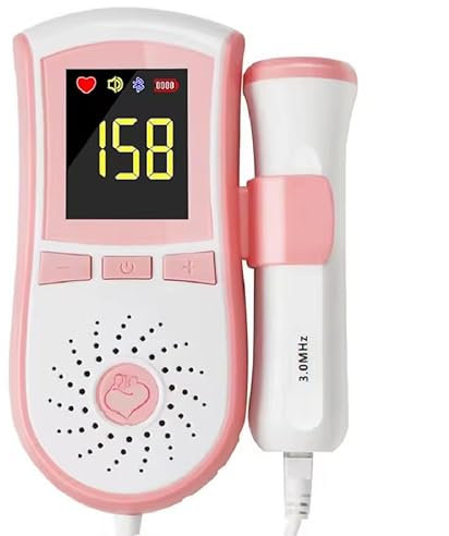 Easy To Use At Home Baby Heartbeat Listener Prenatal Sound Monitor Helps Expecting Parents Connect And Bond During Pregnancy (Pink Digital)
