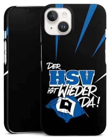 Premium Case kompatibel mit Apple iPhone 14 Smartphone Handyhülle Schutzhülle matt Hamburger SV Aufstieg HSV