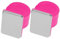 jojofuny 2 Stück Magnetarmband Magnetisches Armband Handgelenk Wraps Magnetgelenk Zum Halten Von Werkzeugen Magnetische Armbänder Armband Für Friseur Rosig Kieselgel