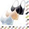 Promo Commandes en Cours Soutien Gorge sans Armature 3XL avec 90B Coton Dos Nageur Blanc Lot Push Up Brassiere Allaitement Main Libre sous Couture Bride Faux Seins pour Bonnet D Noir Ado Sport