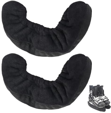 Kufenschoner Schlittschuhe Schoner,Schlittschuh Schoner Größe M,Kufenschutz Zubehör,Eishockey Elastische Kufenstrümpfe für Eishockey- & Schlittschuhe,Schlittschuhschoner für Damen Herren Schlittschuhe