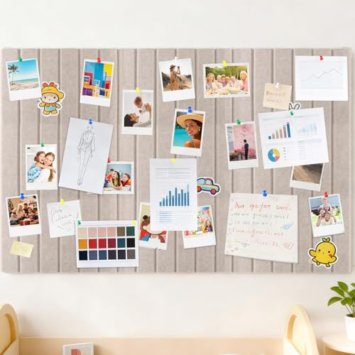 90x60cm Tablon de Anuncios Grande, 0,9cm Tablero de Fieltro(Camel Oscuro) | Tablero Corcho Pared Autoadhesivo,Tablero de Fieltro Fotos Adecuado para Oficinas,Escuelas,Dormitorios