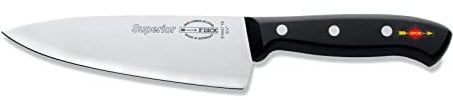 F. DICK Kochmesser, Küchenmesser, Superior (Messer mit Klinge 16 cm, X55CrMo14 Stahl, nichtrostend, 56° HRC) 84447162, Schwarz