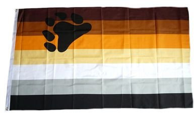 Fahne/Flagge Gay Pride Bear NEU 90 x 150 cm