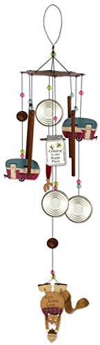 Sunset Vista Designs Squirrel Loves Camping Windspiel, 99,1 cm
