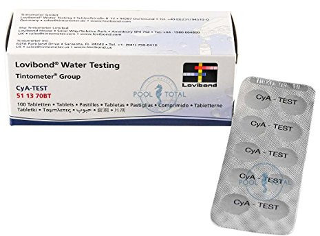 Lovibond CyA-Test Photometer 250 Tabletten (25 Streifen) by Pool Total | Markenqualität Tintometer