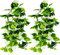 AirSun Künstliche Blumenranken, 3,8 m, hängende Pflanzen, Seide, Girlande, künstliche grüne Pflanze, für Zuhause, Garten, Wand, Zaun, Innen- und Außenbereich, Hochzeit, Geburtstagsdekoration (weiß)