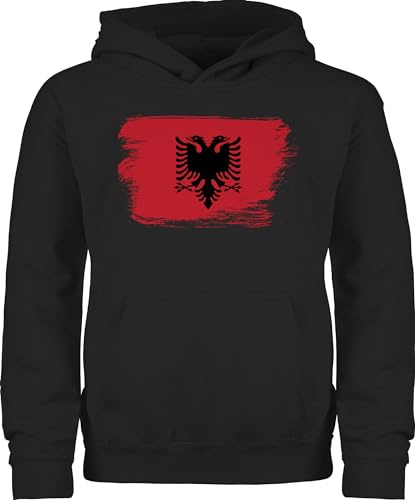 Shirtracer - Kinder Hoodie Jungen Mädchen - Albanien Albanija