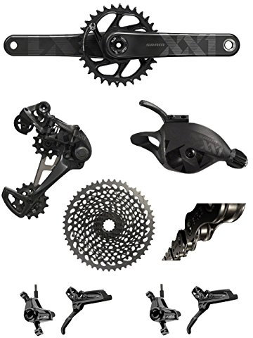 SRAM XX1 Eagle Dub 170 Gruppe mit Bremsen 170mm 34T 10-50T Schwarz