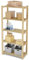 Len Mar.de HOLZREGAL B-24 5 BÖDEN BÜCHERREGAL MASSIVHOLZREGAL KELLERREGAL BÜROREGAL 170x80x40 cm