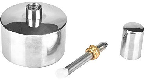 Spiritusbrenner, 400ml Edelstahl Spirituslampe Spiritusöfen Verdickter Spiritusbrenner mit Schraub- und Dochtchemie Dental Lad Lampe