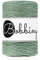 Bobbiny Oeko-Tex Premium Makramee Garn aus ökologischer Baumwolle 1,5 mm x 100 m (Eucalyptus Green)