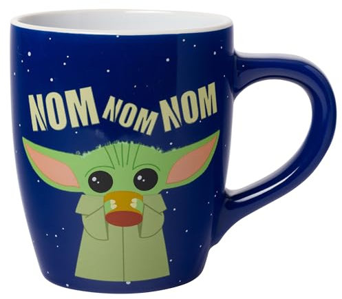 Silver Buffalo Star Wars The Mandalorian Child Nom Jumbo-Keramikbecher, gebogen, 750 ml, 1 Stück (1 Stück)