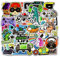 LYLSDSB 50Pcs Gamer Stickers Vinyl Gamer Waterproof Stickers for Laptop Skateboard Phone Computer Water Bottle Hydro Flask Luggage,Video Gaming Controller Stickers for Teens Boys Kids