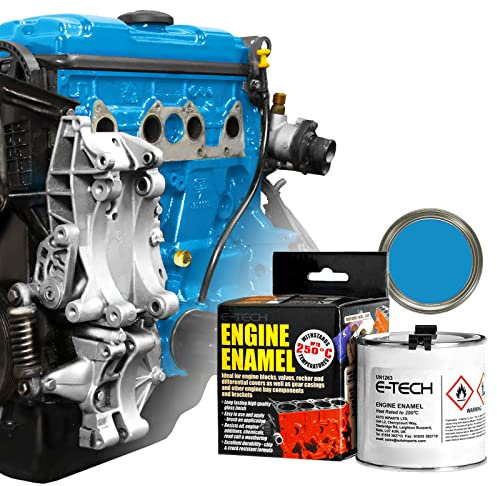 E-TECH - Gloss Sky Blue - Car/Bike Engine Enamel Paint - 250ml…