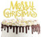 1 Stück Merry Christmas Kuchen Topper Glitter Frohe Weihnachten Urlaub Kuchendekoration Frohe Weihnachten Xmas Thema Geburtstag Party Kuchen Dekorationen Zubehör Gold