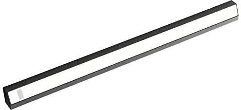 L&S Lugano Unterbauleuchte 900mm - LED DualColor 3000K/4000K, Küchenleuchte mit IR-Schalter, schwarz