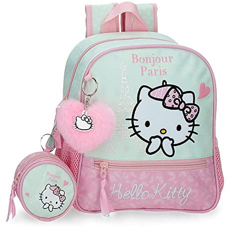 Hello Kitty Paris Rosa Vorschulrucksack 23x25x10 cm Polyester 5,75L
