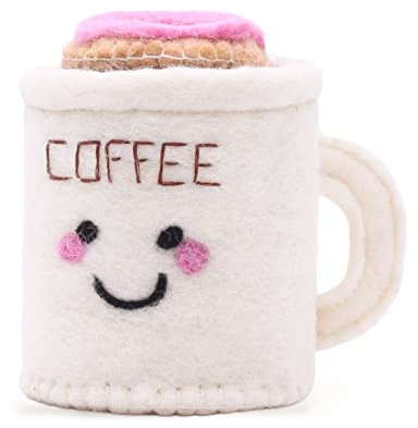 GLACIART ONE Sewing Pin Cushion Coffee Mug | Large Size |Durable & Handmade Craft Supplies | Also for Quilting Needles, Sewing Machine Needles, Safety and T Pins