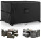 Kovshuiwe 200x200x90cm Housse de Meubles de Jardin,Housse de Meubles de Patio imperméable,Housse de Table de Patio 420D Outdoor (Black)
