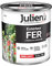 Julien Peinture Fer Anti-Rouille Brillant - Portes, grilles, portails, mobilier de jardin en métal - Blanc 0,5 L