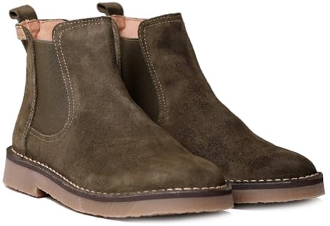 Toni Pons ISA-SY – Damen-Stiefelette aus geteiltem Wildledermit seitlichen Gummizügen für eine perfekte Passform.