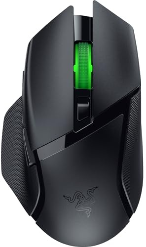 Razer Basilisk V3 X HyperSpeed – anpassbare kabellose Gaming-Maus mit RGB-Beleuchtung – Schwarz (erneuert)