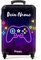 NoBoringSuitcases.com Valigia Bambini, Trolley Bambino, Valigia Per Bambini, Valigia 10 kg, Valigia Bambino Trolley, Valigia Personalizzabile, 55x40x20 cm (Joystick - Neon viola)
