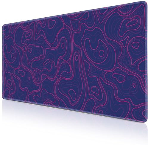 Acezeek Gaming Mauspad XXL 900 x 400 mm(35.4X15.7in) Mousepad Groß Vernähte Kanten WassXerdicht Anti-Rutsch für PC, MacBook,Laptop Verbessert Präzision und GeschwindigkeiX Gaming Büro