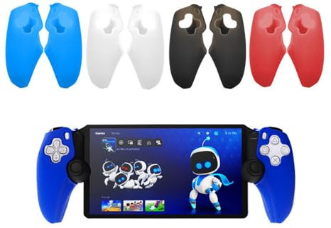 Protective Cover for Sony PlayStation Portal,Handheld Consoles Grip Cover Protector,Game Accessories Kit for PS Portal,Gaming Console Controller Shell Case (red)