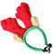 FOMIYES Hund Cosplay-Requisite Weihnachtshund Rentier Santa Rentier Stirnbänder Haustier Fliege Hund Rentier Stirnband Haustier-Weihnachts-Stirnband Tiergeweih-Stirnband Hündchen Geschenk