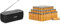 TechniSat Viola BT 1 - tragbarer Bluetooth-Lautsprecher mit DAB+ Digitalradio UKW & Amazon Basics AA-Alkalibatterien, leistungsstark, 1.5 V, 100er-Pack