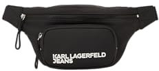 KARL LAGERFELD JEANS, Herren, Utility Coated Bumbag, Schwarz, Einheitsgrösse