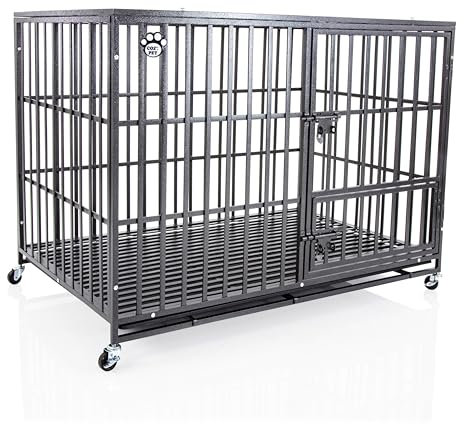 Heavy Duty Dog Cage 49 XL By Cozy Pet Steel Crate Vet Groomers Commercial Use Kennel HDDC03
