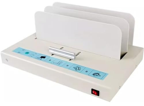 Elektrisches Heißklebebindegerät, Thermobindeset für A4-Dateien, schnelles Binden, Bindestärke 50 mm, für Dokumentenverträge, ideal für den Bürogebrauch