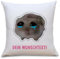 mindmonkeys® Sad Hamster Meme Lustiges Kissen Hamsti Lustige Kissen Sprüche Kissen Polster | Wunschtexti traurig | Flauschig 40x40