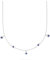 JETTE Damen-Kette 925er Silber, recycelt 5 Farbstein One Size, Silber 32027821