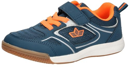 Lico Unisex Kinder Racine Vs Hallenturnschuhe, Petrol Orange, 33 EU
